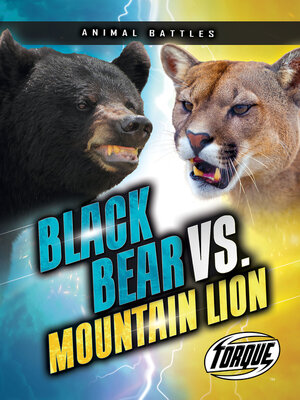 cover image of Black Bear vs. Mountain Lion